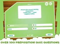 Cheats for Learn Prepositions Quiz Kids on Android e iPhone